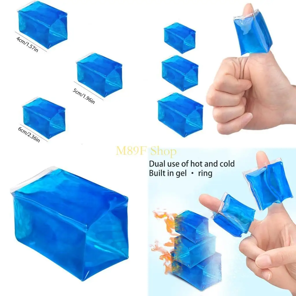 

M89F Многоразовый пакет со льдом для холодного геля на пальцы длиной 4/5/6 см для облегчения отеков и боли Легкие конструкции и