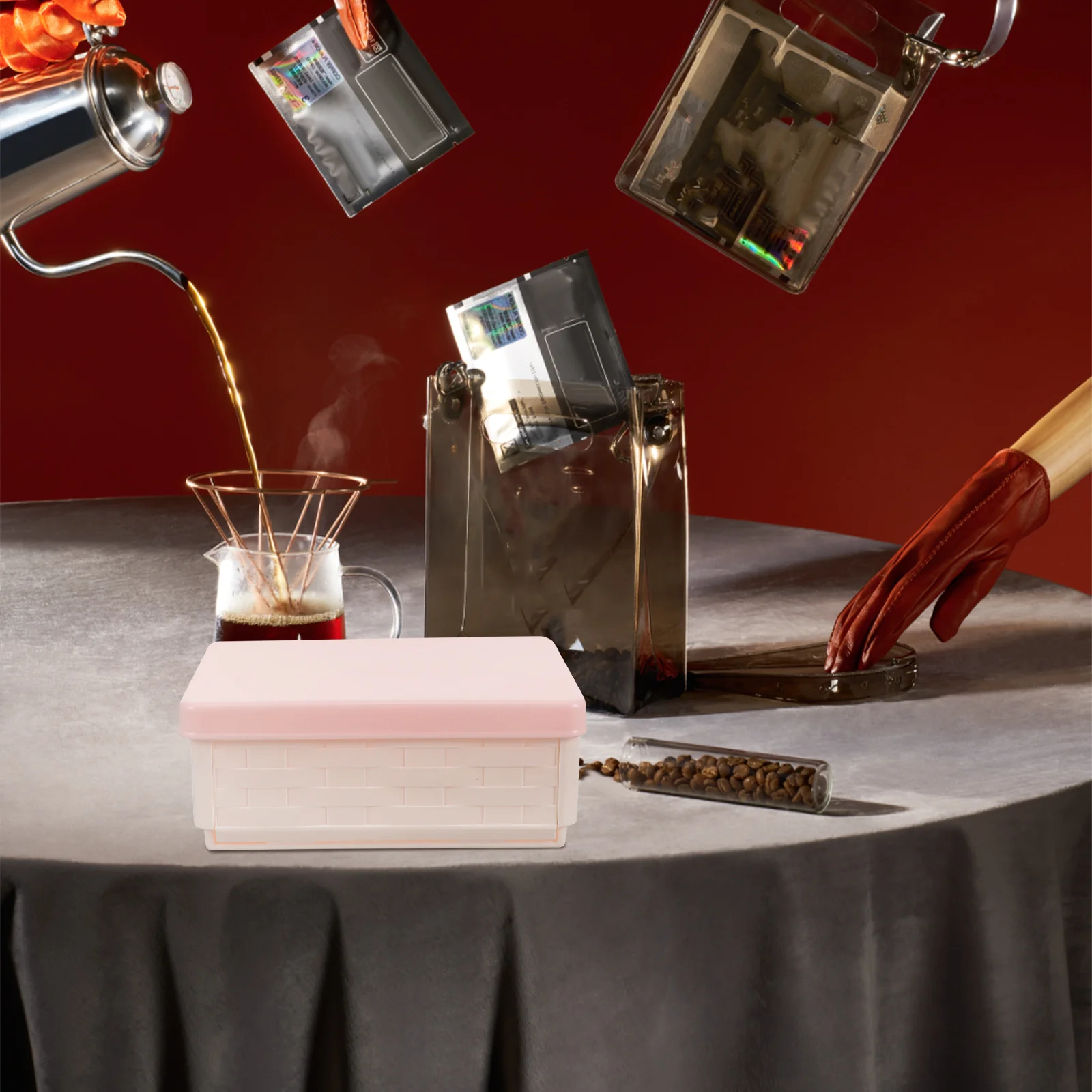 

Sundries Storage Box Plastic Multipurpose Organizer Lidded Makeup Small Plastic Containers Storage Bins