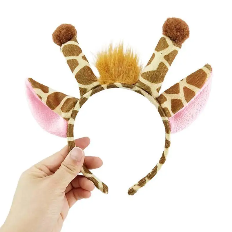 652F أفخم الزرافات عقال فتاة أفخم الزرافات الأذن هيرباند الزرافات إكسسوارات الشعر الزرافات الشعر هوب الكرتون عقال #5