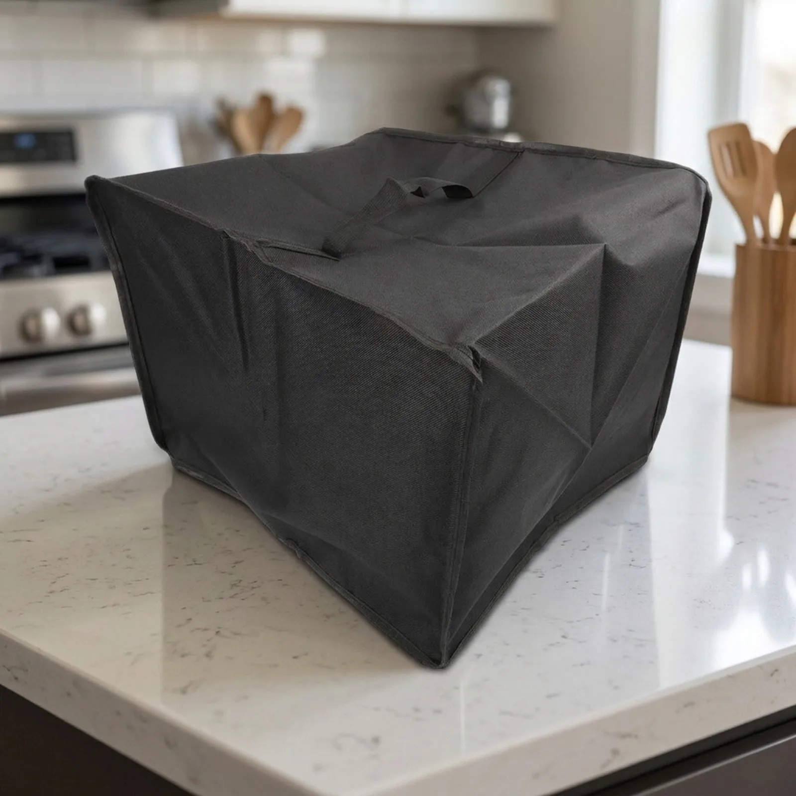 Kitchen Organizer Deep Fryer Cover Oil Resistant Pet Hair Protection Machine for washable Easy for access Fryer Cover Dustproof
