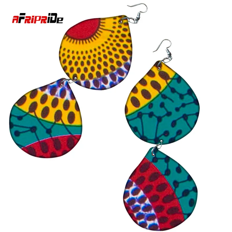 African Fabric Earrings Women for Party Wedding Bulk African Jewelry Wholesale Clearance WYB590