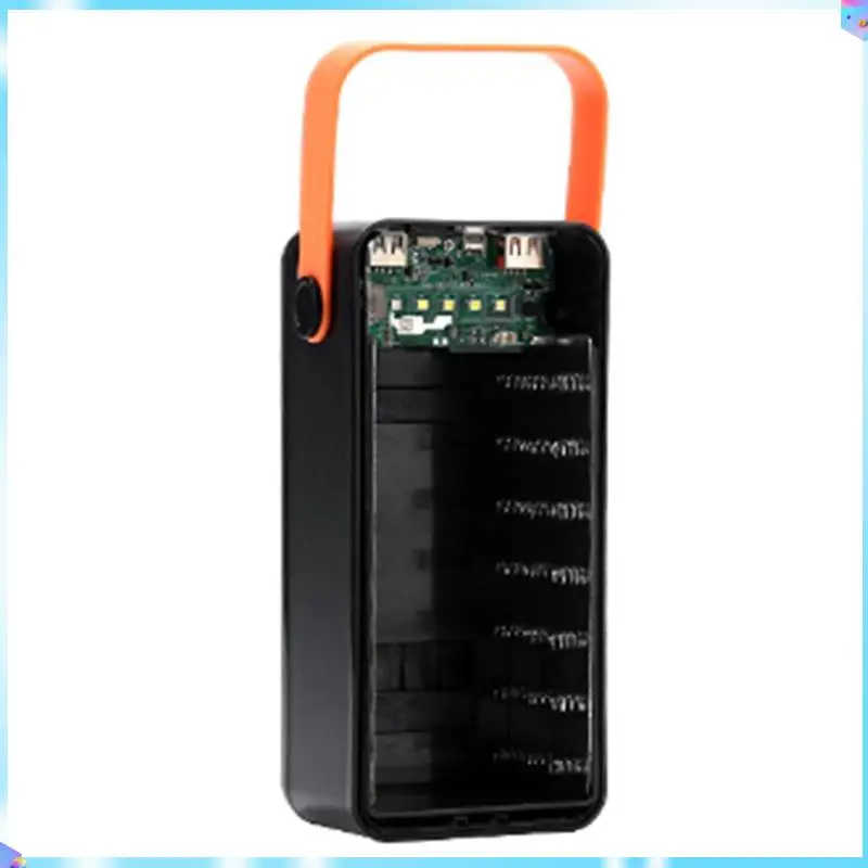 

N93R 2X Dual USB 21X18650 Чехол для быстрой зарядки DIY Чехол для зарядки телефона QC3.0 PD Чехол 18650 Держатель батареи A
