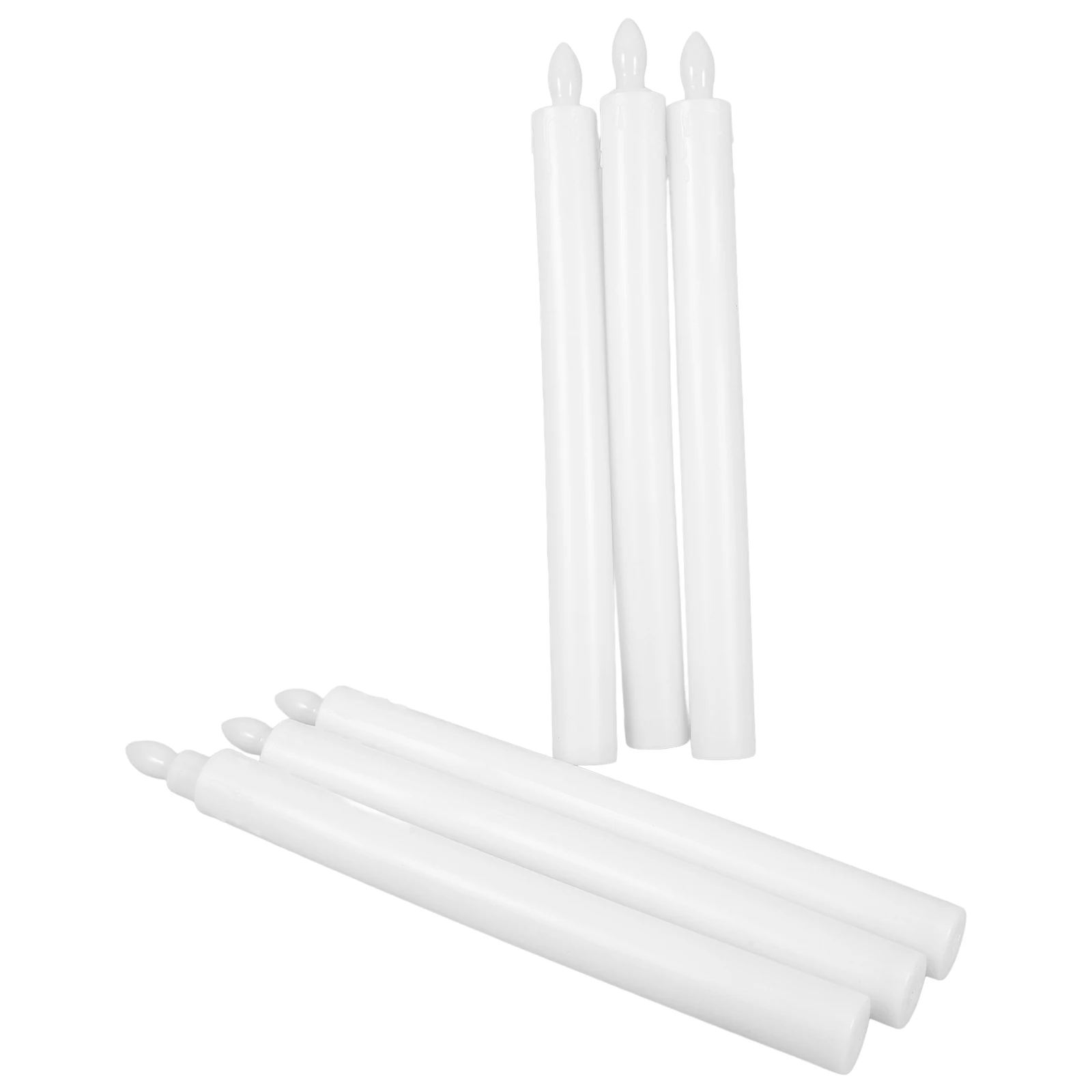 

6 Pcs Electronic Light LED Candles Lights Decorative Flameless Christmas