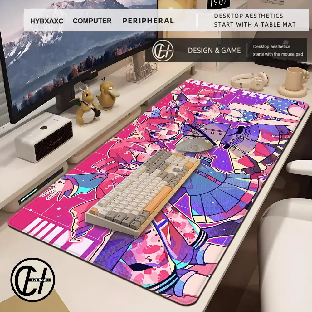 HYBXAXC Pad MousePad Non-slip Lockedge Office Singer Student Gaming Thickened Large K-Kasane Teto Writing Pad Virtual Cushion
