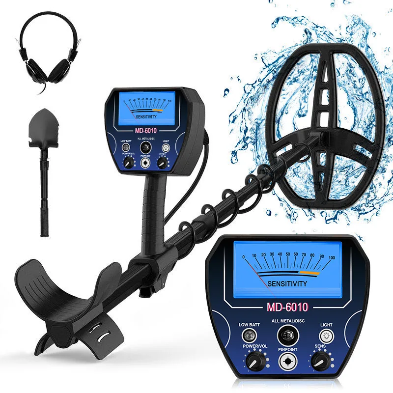 MD6010 New Handheld Metal Detector High Sensitivity Underground Gold Detector Outdoor Treasure Hunter Beach  15-20CM