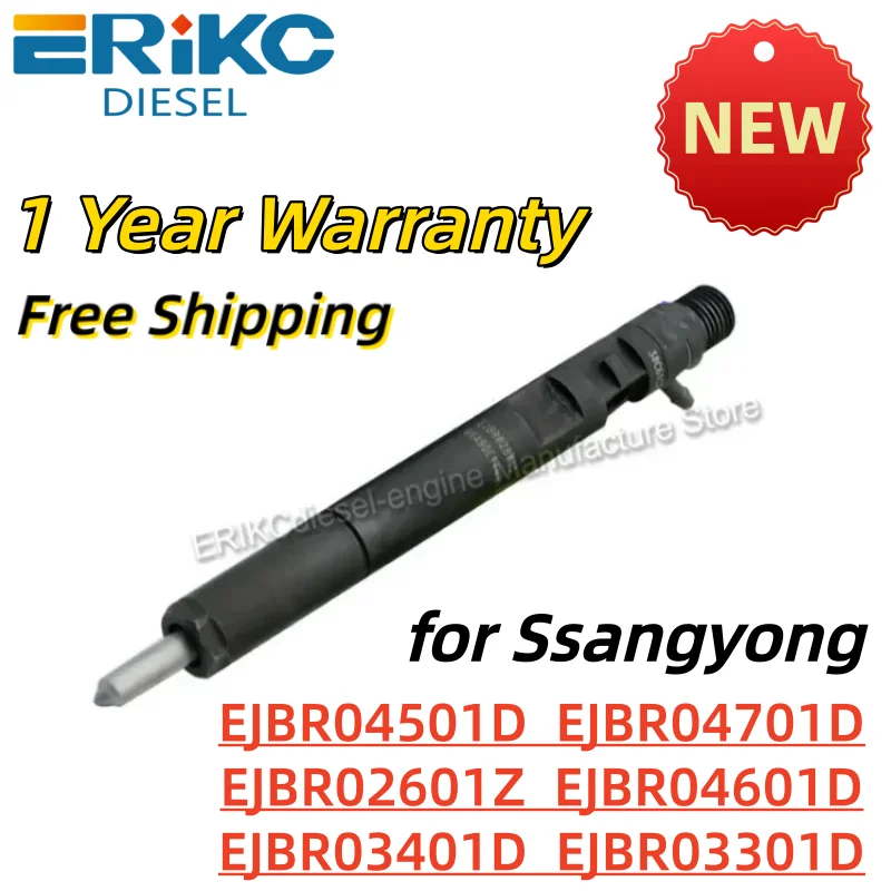 Nozzle EJBR04501D EJBR04701D EJBR02601Z EJBR04601D EJBR03401D EJBR03301D Diesel Fuel Injector for SSANGYONG Euro 3 Euro 4