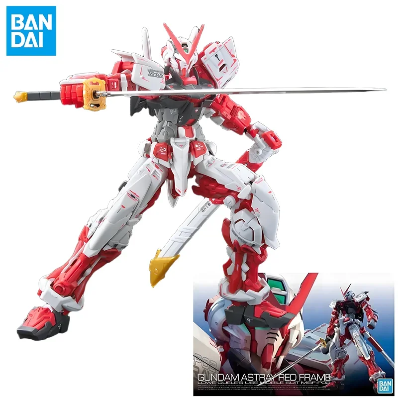 

Bandai Gundam Model Kit Anime Figure RG 19 MBF-P02 Astray Red Frame Action Figure Assembly Model Toy Collectible Model Ornament