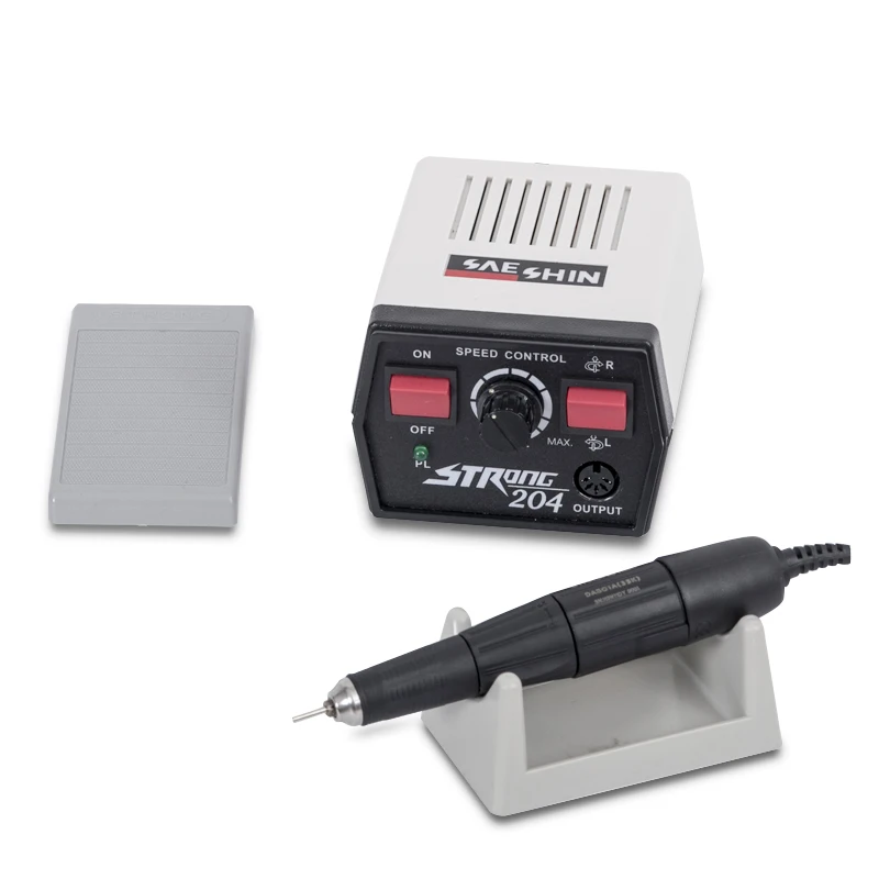 

Dentals Lab micro motor 35000 Rpm Micromotor Strong 204 with micro motor handpiece 102L Manicure