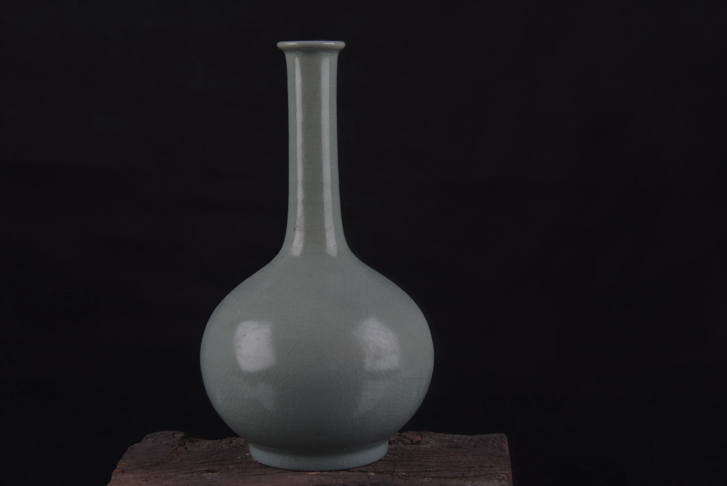 Rare Old China Song dyansty porcelain vase,Ru Kiln,Hand Painted Decoration ,Free shipping