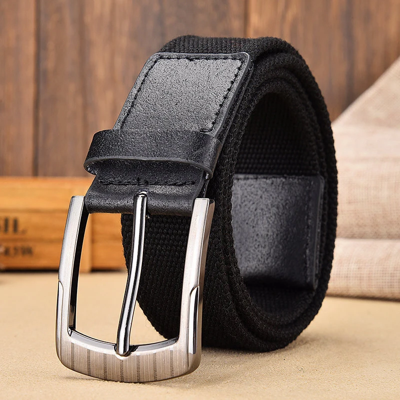 الاتجاه الرجعية للجنسين سير من القنب عالية الجودة قماش النسيج سبيكة دبوس مشبك الرجال حزام بلون بسيط الرجال والنساء حزام غير رسمي #2