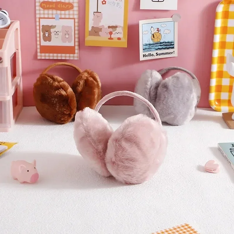 جديد السيدات بلون الفراء الأذن دفئا يفشل الخريف والشتاء الدافئة ومريحة للجنسين التزلج الفراء سماعات نتوء (غطاء) لطيف