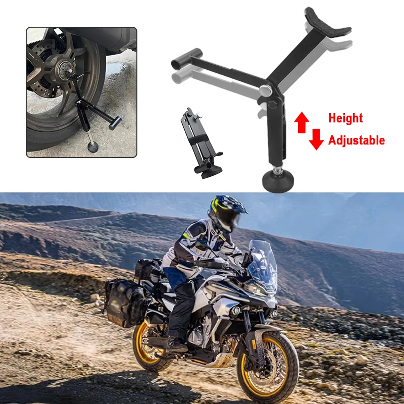 For CFMOTO MT800 800MT 650MT 450MT 800 MT Motorcycle Folding Lifting Support Frame Foldable Heavy Lift Stand Stable Crane Frame