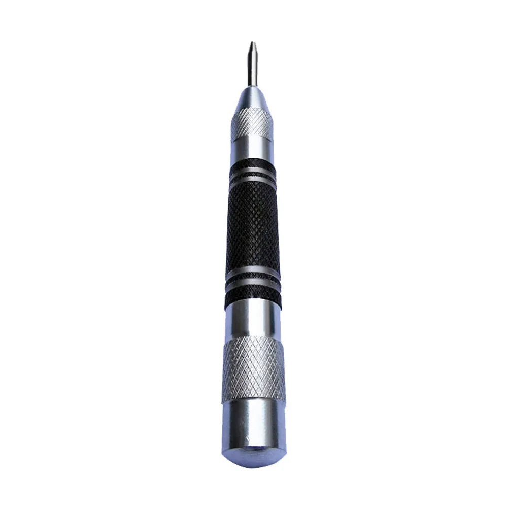 

Center Punch with Automatic Spring Load and Adjustable Pressure Includes 1 Punch Needle for Stable Marking Without Hammer Use