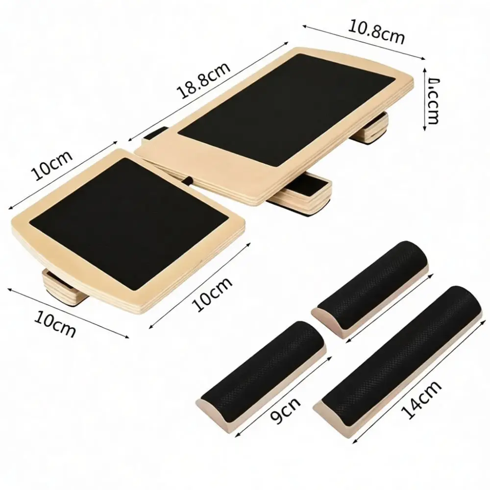 Sturdy Wood Foot Rocker Board For Stretching Calf Ankle Mobility Physical Fitness Training Support Device Workout Accessory