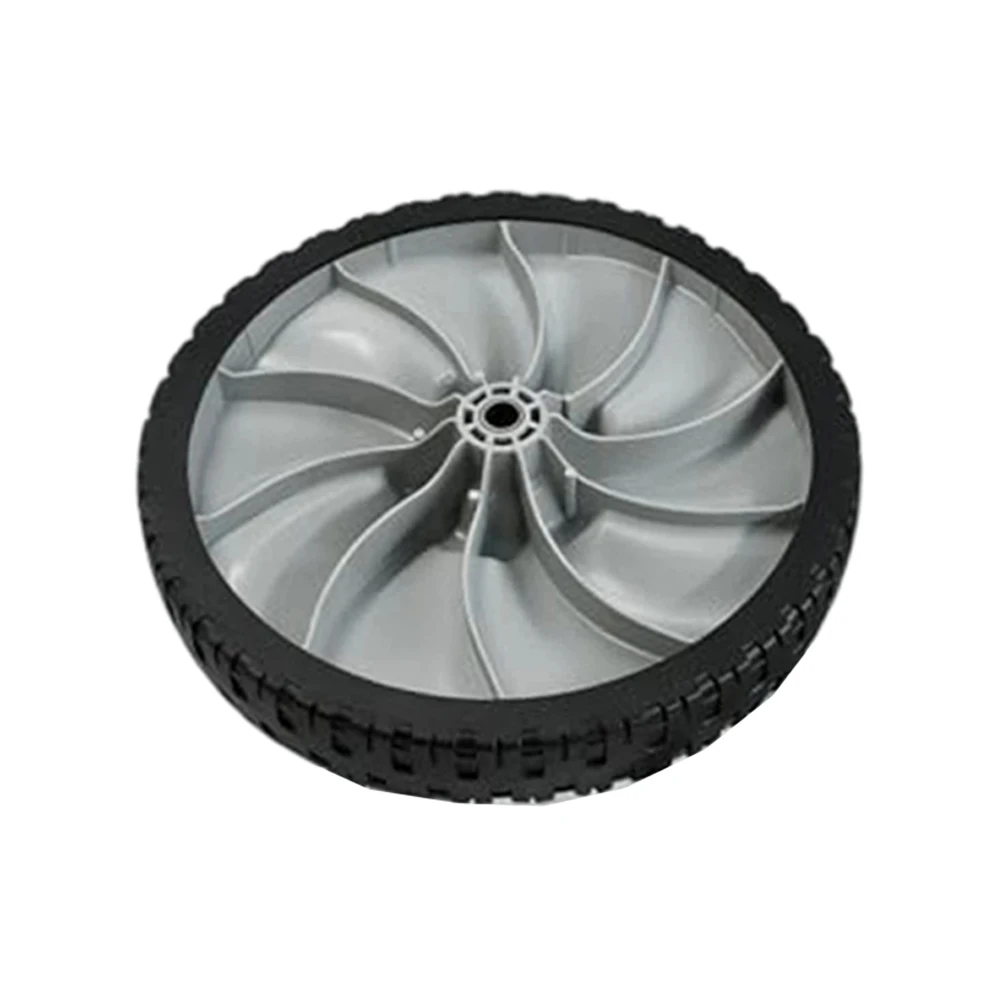 1.75 Inch Wide Wheel Plastic Rear Wheel For Mower Maintenance 1 2 Inch Bore Size OEM Specification Fit Direct Part Replacement