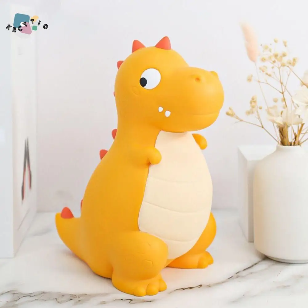 

Funny Cute Dinosaur Piggy Bank Anti-fall Vivid Dinosaur Storage Jar Cartoon Animal Desktop Ornaments Home Decor