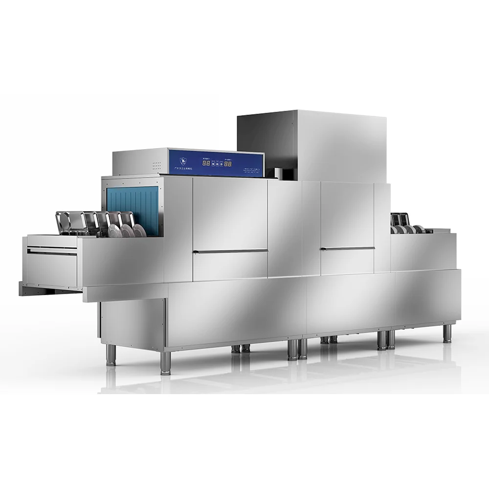 Commercial Conveyor Dishwasher With High Temperature Sterilization Smart Kitchen Appliance Restaurant Hotel School Kitchen Use