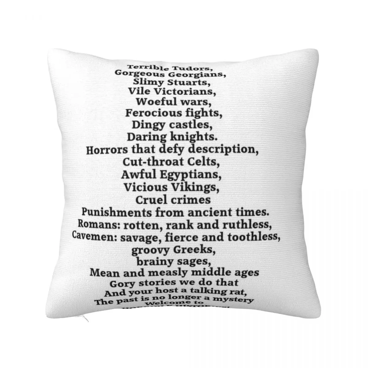 Horrible Histories Theme Song Pillow Cases Body Pillow Anime Pillow Covers Decorative Pillow Case Pillow Cover