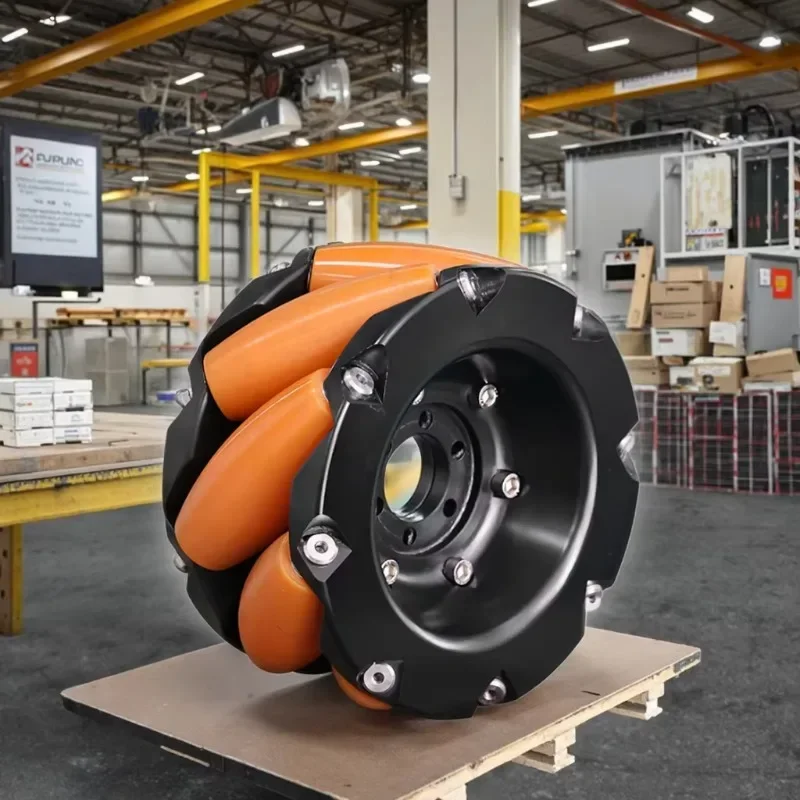 

4 Inch Omnidirectional Mecanum Wheel Heavy Du ty Transfer Cart All Direction Drive Wheel for Warehouse agv Intelligent Ro bot