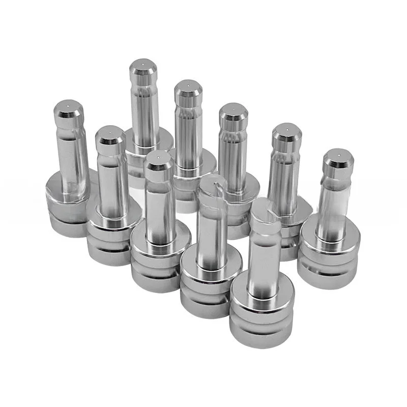 

10pcs NEW Aluminum survey adapter for leica Prism GPS Total Station 5/8" x 11 female thread to Dia.12 mm pole fit Snap-On