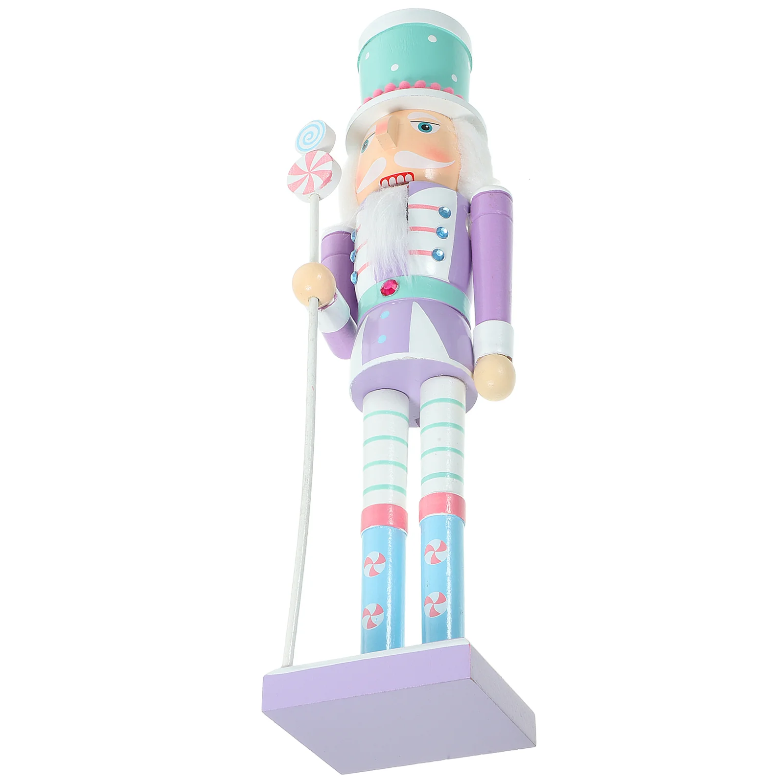 

Christmas Nutcracker Figurine Cute Traditional Soft Sweet Wood Lovely Nutcrackers Xmas Party Favor Desktop