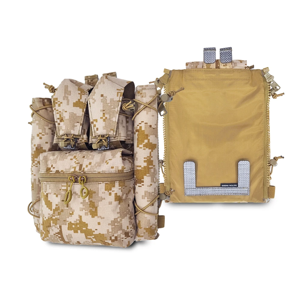 Ferro Style Twin Tactical Back Panel Pack 3