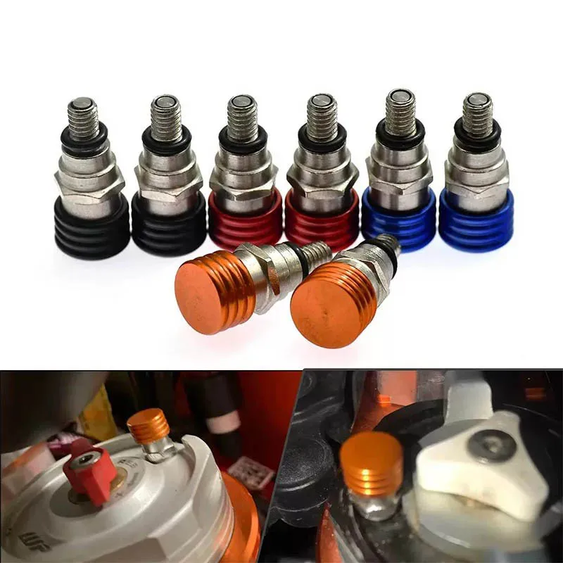 For 4mm and 5mm Fork Bleeder Accessories Fork Bleeder Screw Keep Suspension Consistent & Smooth Anti‑leak sealing