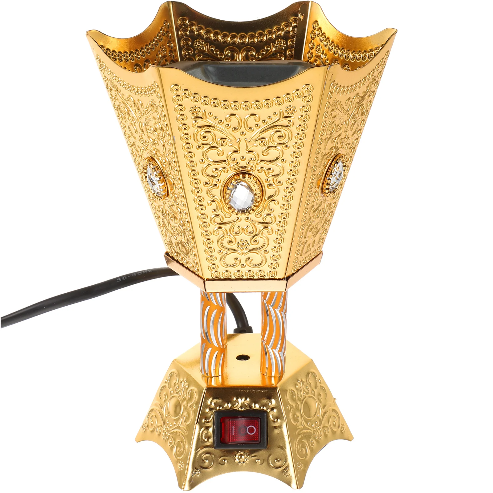 

Electric Incense Burner Plug-in LED Decor Burners Iron مبخره Censer Holder