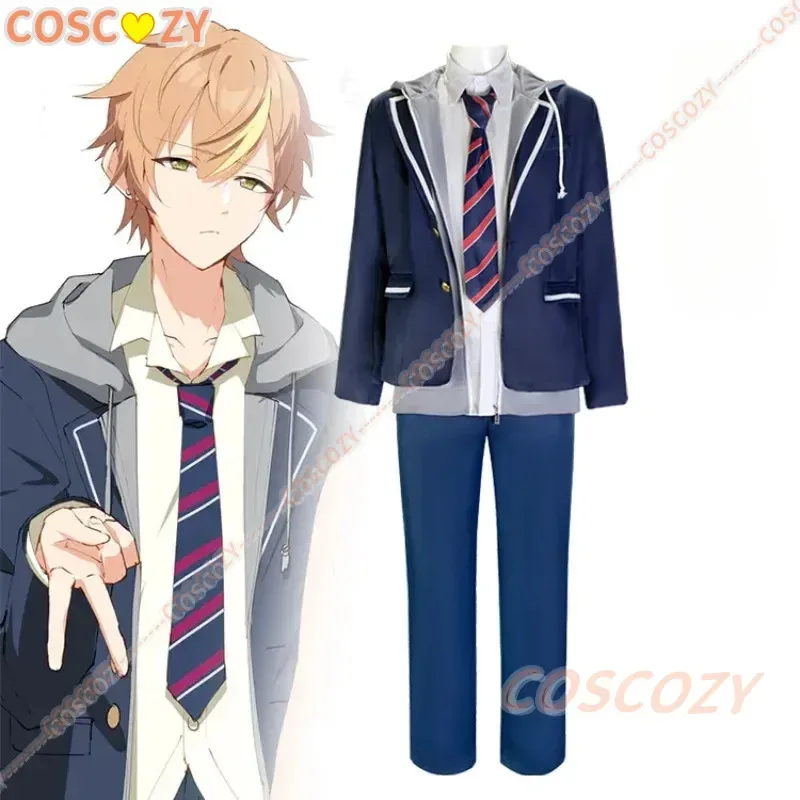 

Игра Shinonome Akito, карнавальный костюм, парик для взрослых, унисекс, школьная форма, полный комплект, костюм на Хэллоуин, наряд Comic-Con по индивидуальному заказу