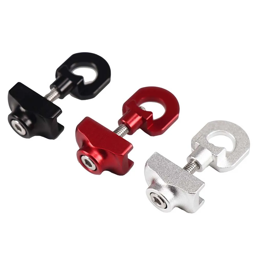 For BMX Fixie Bike Durable Screw Bolt Aluminum Alloy Zipper Bicycle Chain Adjuster Chain Fastener Chain Tensioner Repair Tools