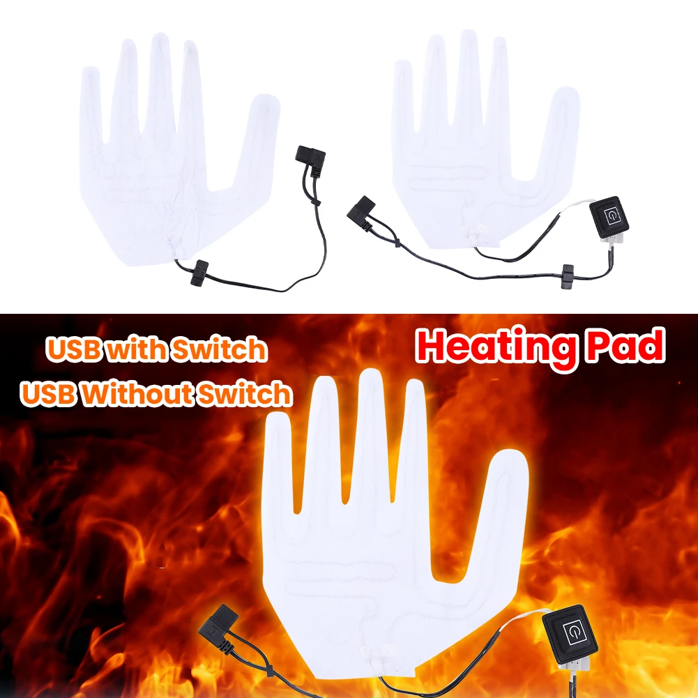 

Heating Pad Heated Gloves Pad Xmas Gift USB Heated Gloves Pad Electric Heating Film Glove Heating Sheet Glove Heating Sheet