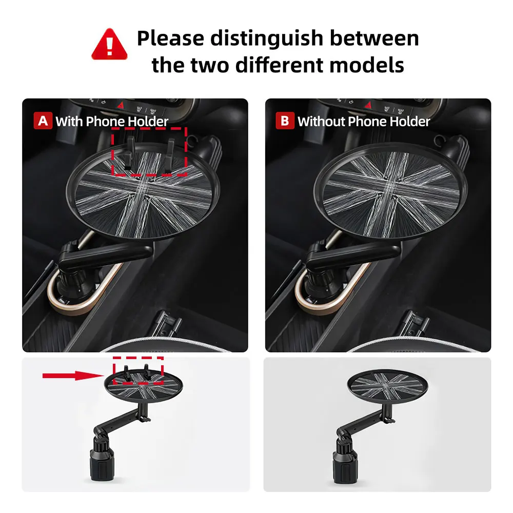 For MiNi Cooper F56 R56 R55 R60 F55 F54 F60 Holder Expander Adjustable Car Cup Holder Snack Tray Drink Hold jcw Grey Union Jack