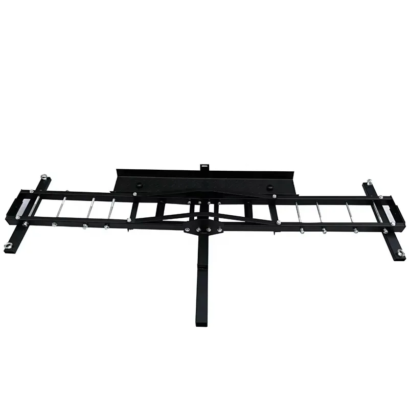 

【2026】Steel Motorcycle Carrier Motorbike Rack 2 Arms 2inch Towbar Hitch Mount With Ramp