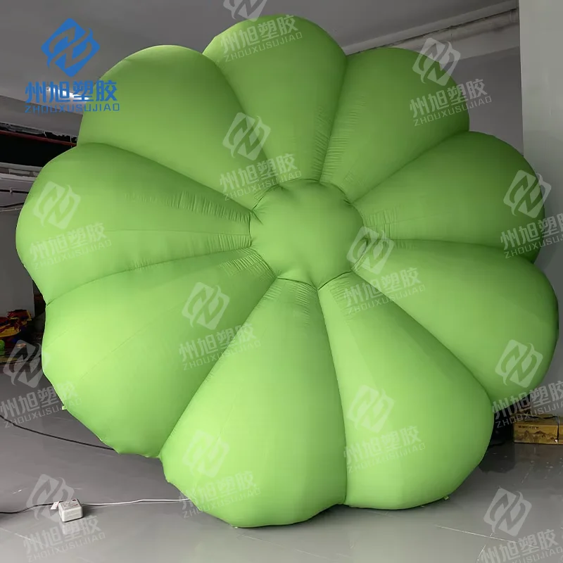 

Inflatable lotus green plant for flower activity exhibition market advertising