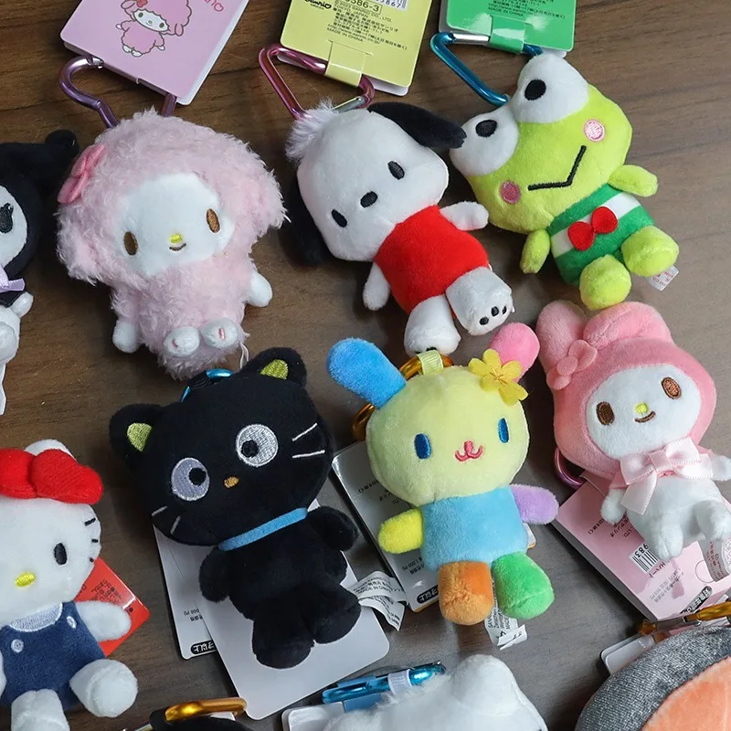 

Модная пряжка «Любовь», подвеска «Hello Kitty», кукла Куроми, плюшевый брелок-подвеска, подарок на день рождения для девочки, маленькая плюшевая игрушка