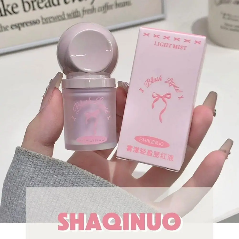 Grande testa di spugna Fard liquido opaco morbido Durata naturale Illumina il contorno del viso Fard Tinta Sbiancante Trucco per il tono della pelle