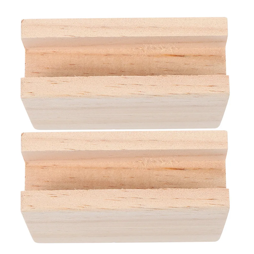 2Pcs Premium Wooden Bed Risers Stable Furniture Lifts for Beds Tables Desks Couches Chairs Sofa Legs Elevation Bed Raising