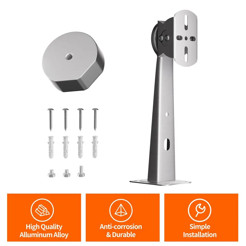Wall Mount Bracket for Starlink Mini Compatible with Original Pipe Adapter AlluminumAlloy Adapter for Starlink Mini Dish Antenna