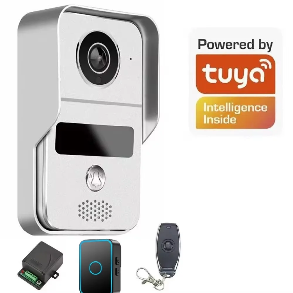 Tuya Smart 2mp IP Video Intercom Door Bell WIFI Doorbell Camera IR Alarm Wireless 1080P Doorbell Cameraring Security Camera