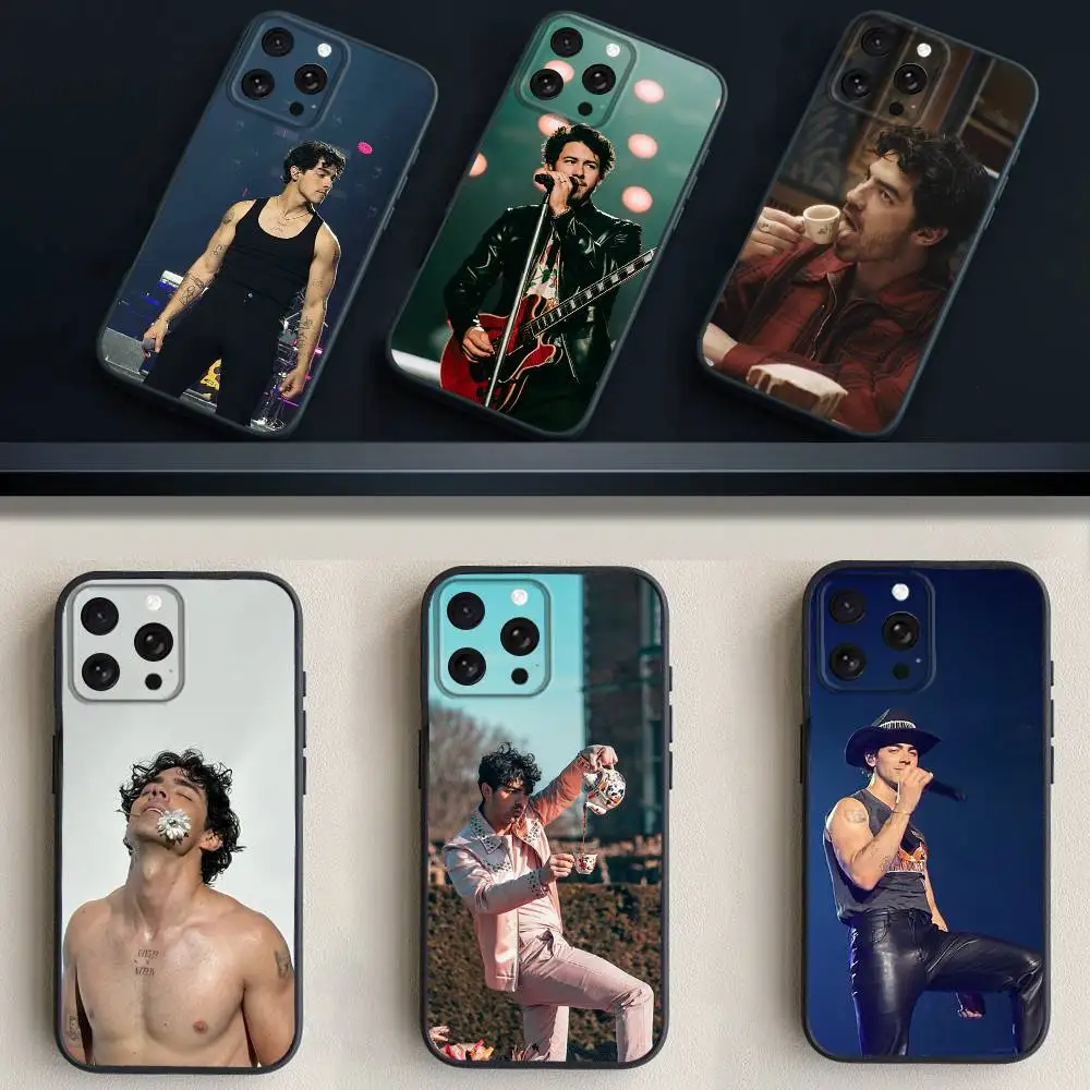 

Singer J-Joe J-Jonas-s Phone Case For iPhone 16,15,14,13,12,11 Plus,Pro Max,XS,X,XR,SE,Mini,8,7,Soft Silicone Black Cover