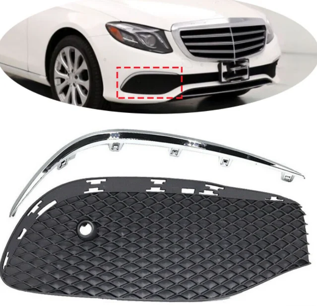 

Front Bumper left or right Side Grille W/ Trim For Mercedes Benz W213 E300 E400 2017-2019 2138850822