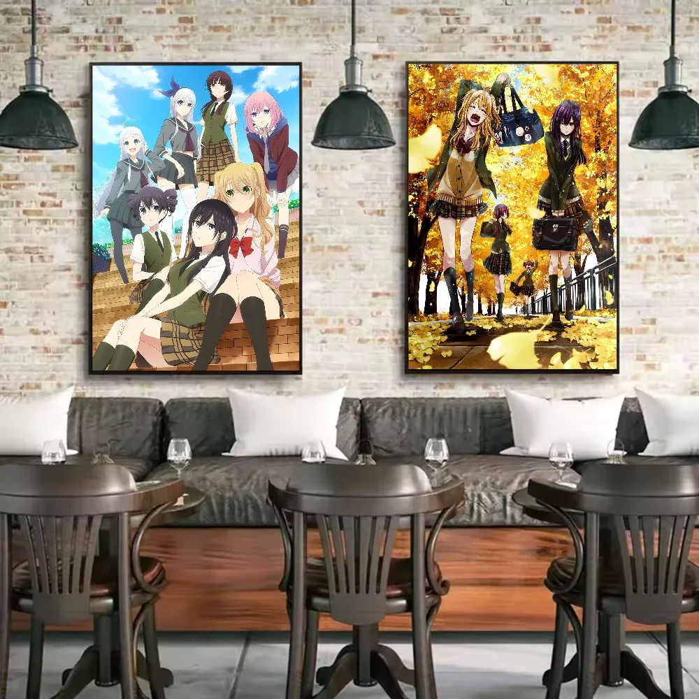 日本のアニメ柑橘類映画ステッカーポスター HD アートステッカー壁防水ホームリビングルーム寝室バー美的装飾