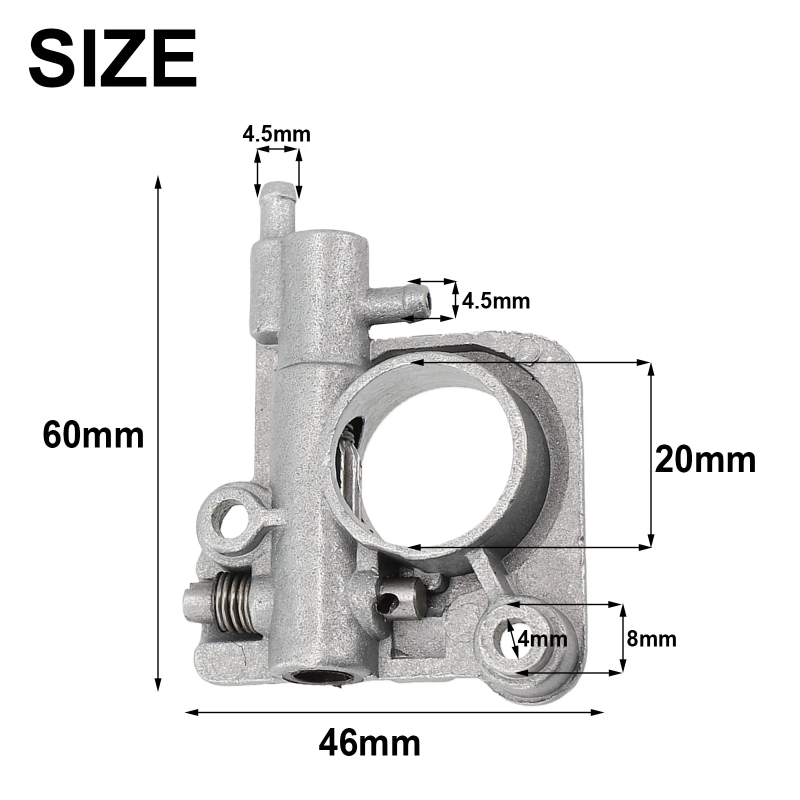 CS350 Oil Pump & Worm Upgrade for ECHO Chainsaw CS260 CS270 CS271 CS280 CS320 CS351 CS355T CS2600 Long Service Life