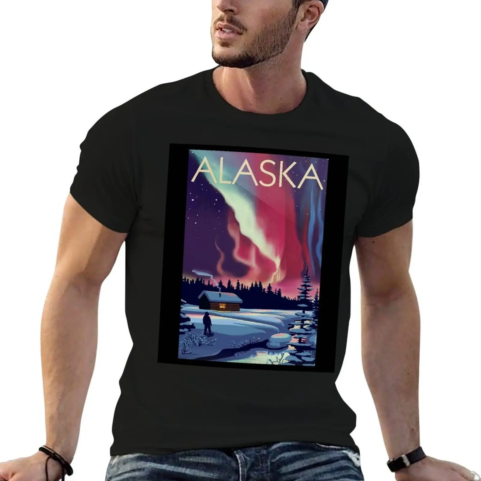 

Copy of Vintage wild Alaska poster 11 T-Shirt t shirt for man t shirt man designer anime tshirt T-shirt