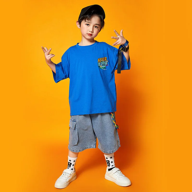 Vêtements de performance hip-hop pour enfants, vêtements de danse DN pour filles, vêtements à la mode pour enfants, vêtements de chef d'orchestre