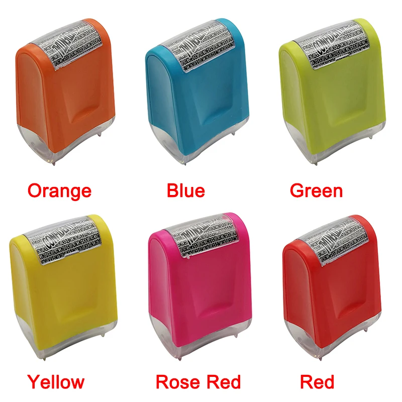 Roller Identity Theft Protection Stamp For Guarding Your Id Privacy Confidential Data New Portable Privacy Protector clear stamp