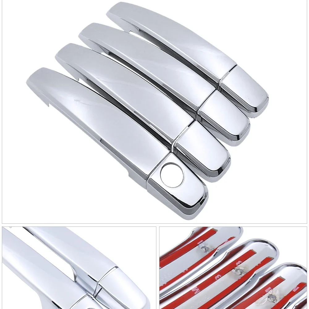 Chrome Door Handle Cover for Opel Astra J Vauxhall Holden GTC 2010 2011 2012 2013 2014 2015 Trim Car Set Car Styling Accessories