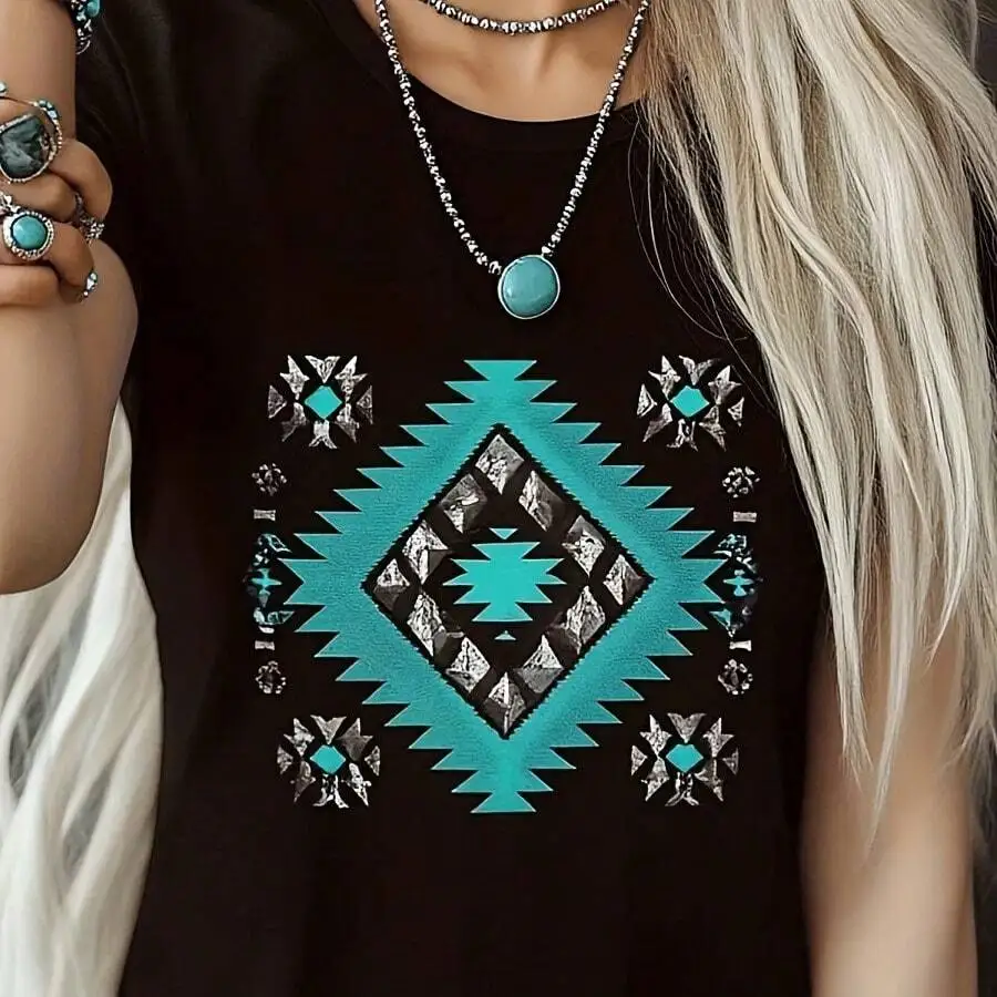 

Women Oversized Polyester Casual T-Shirt With Front Pocket