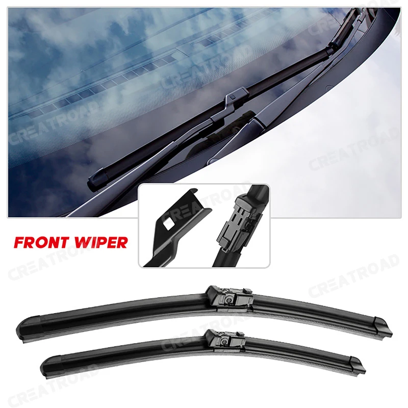 Wiper LHD Front & Rear Wiper Blades Set For VW GOLF 6 Hatchback 2009 - 2012 Windshield Windscreen Window Brushes 24