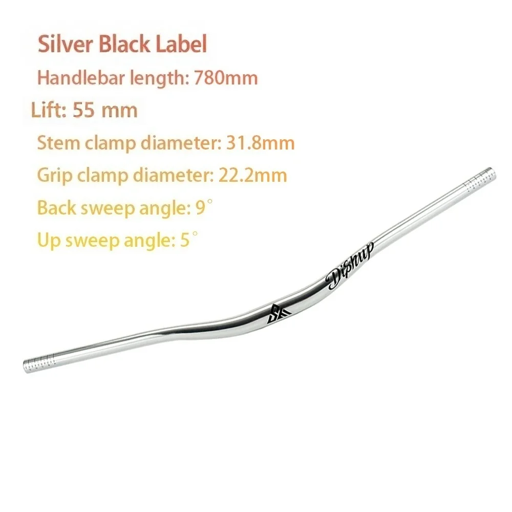 SEMYT 780/800mm Mountainbike-Lenker, 31,8/35mm Durchmesser, Aluminiumlegierung Lenker für Downhill-Biking und Offroad-Strecken